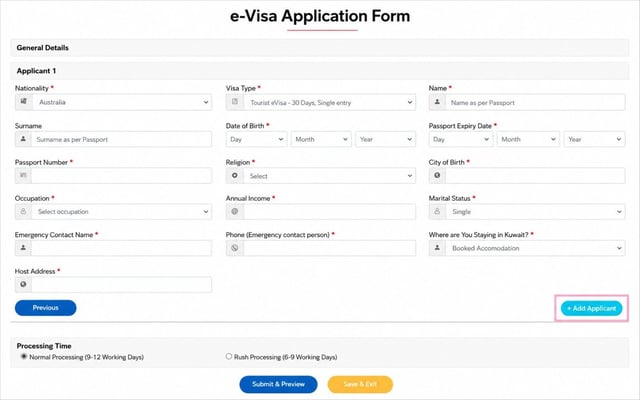 Add Applicant