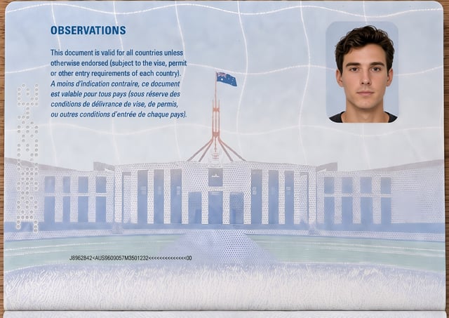 Australian Passport Observation Page
