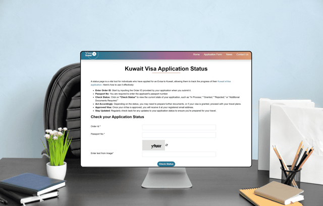 How To Check Your Kuwait Evisa Status