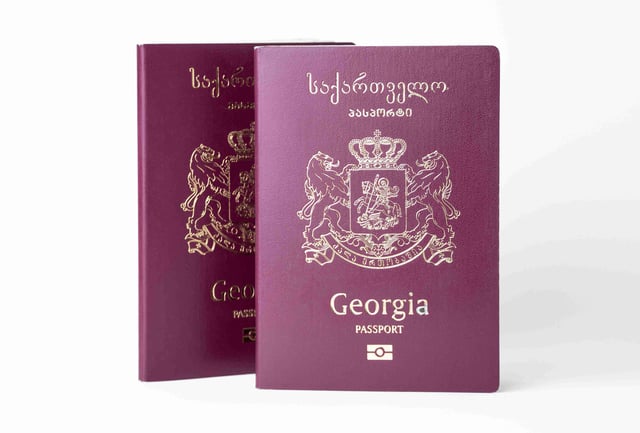 Image Showcases Two Georgian Passports