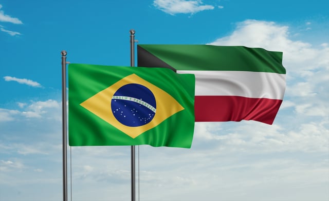 Kuwait Brazil Flags evisa Travel