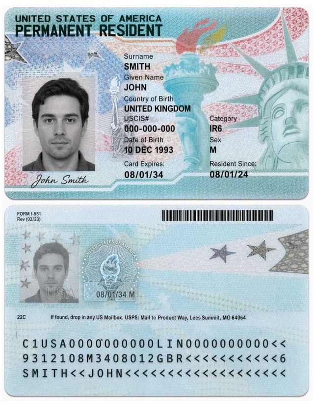 Usa Resident Permit