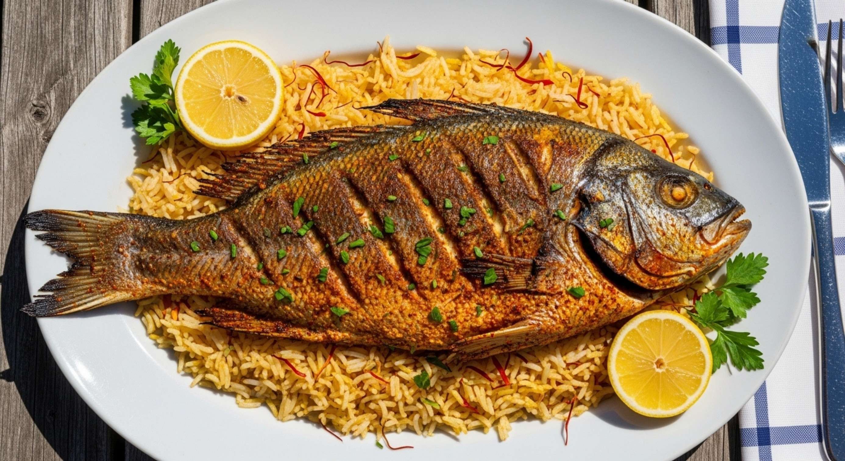 An Image Of Mutabbaq Samak