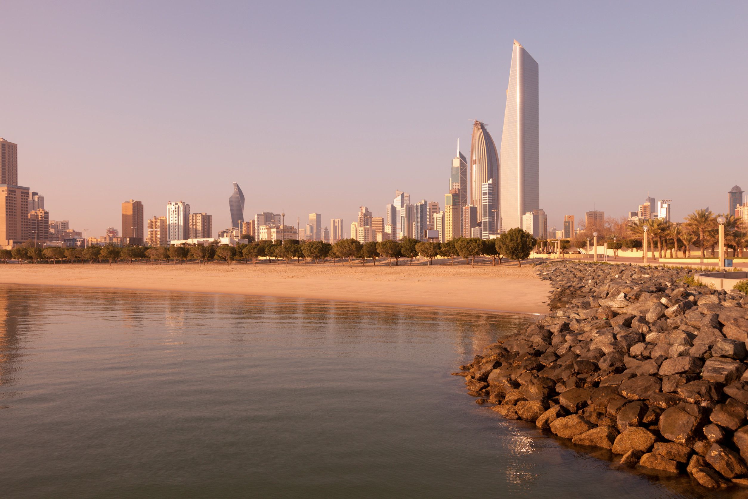 kuwait-city-skyline-seen-morning-time-kuwait-city-kuwait