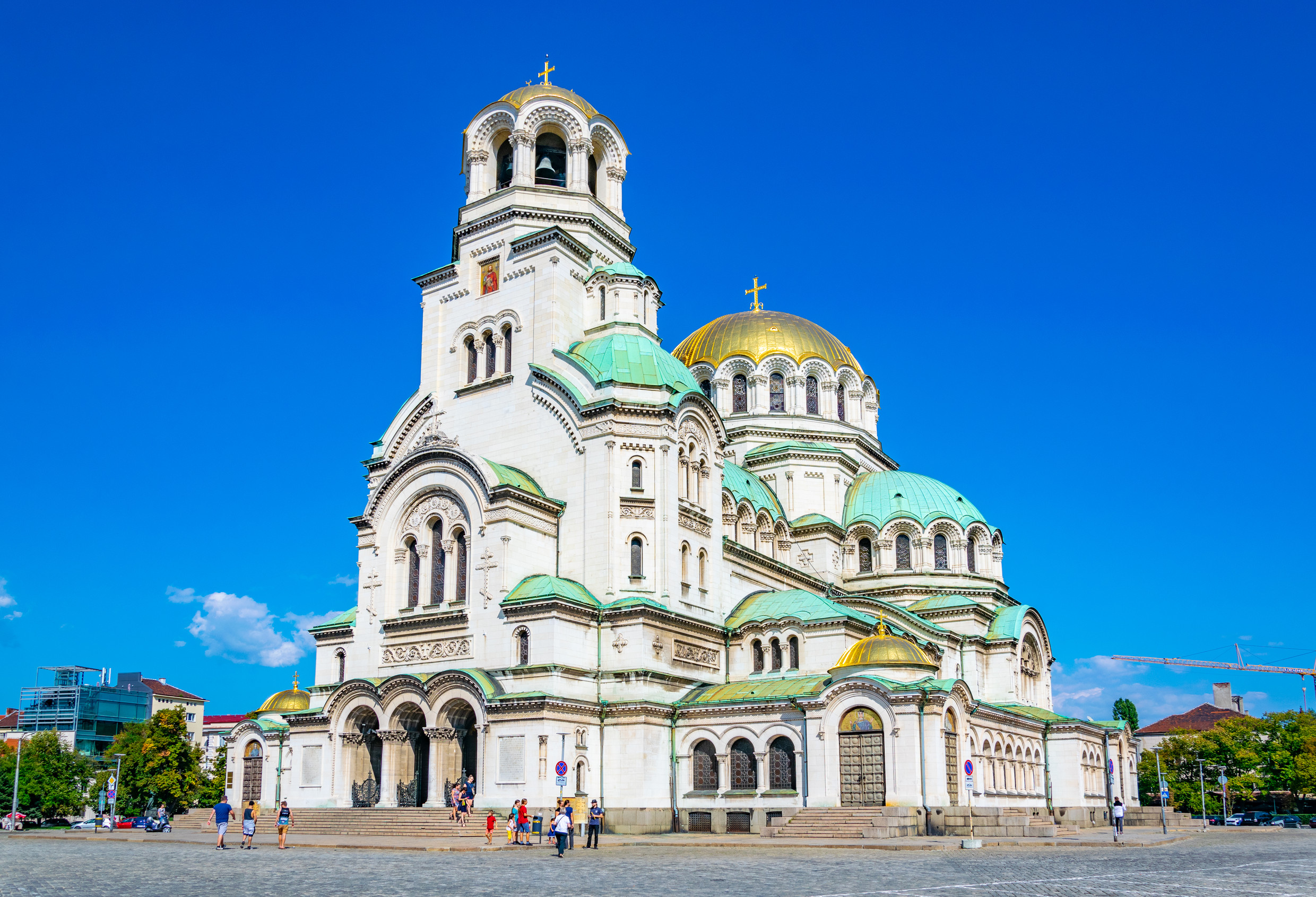 national assembly of the republic of bulgaria and aleksandar nevski cathedral in sofia