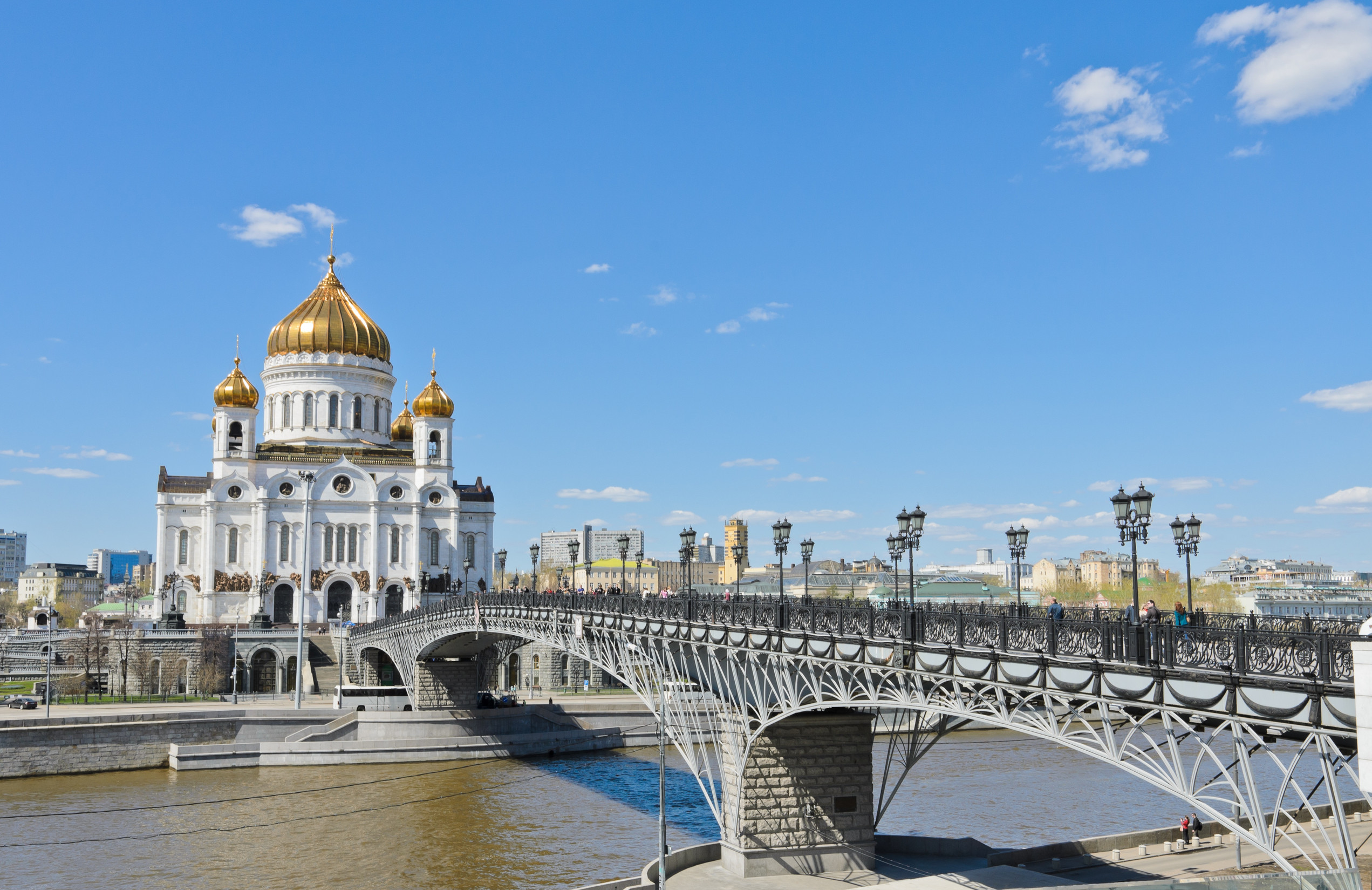 russian orthodox church of cathedral of christ the saviour in moscow russia