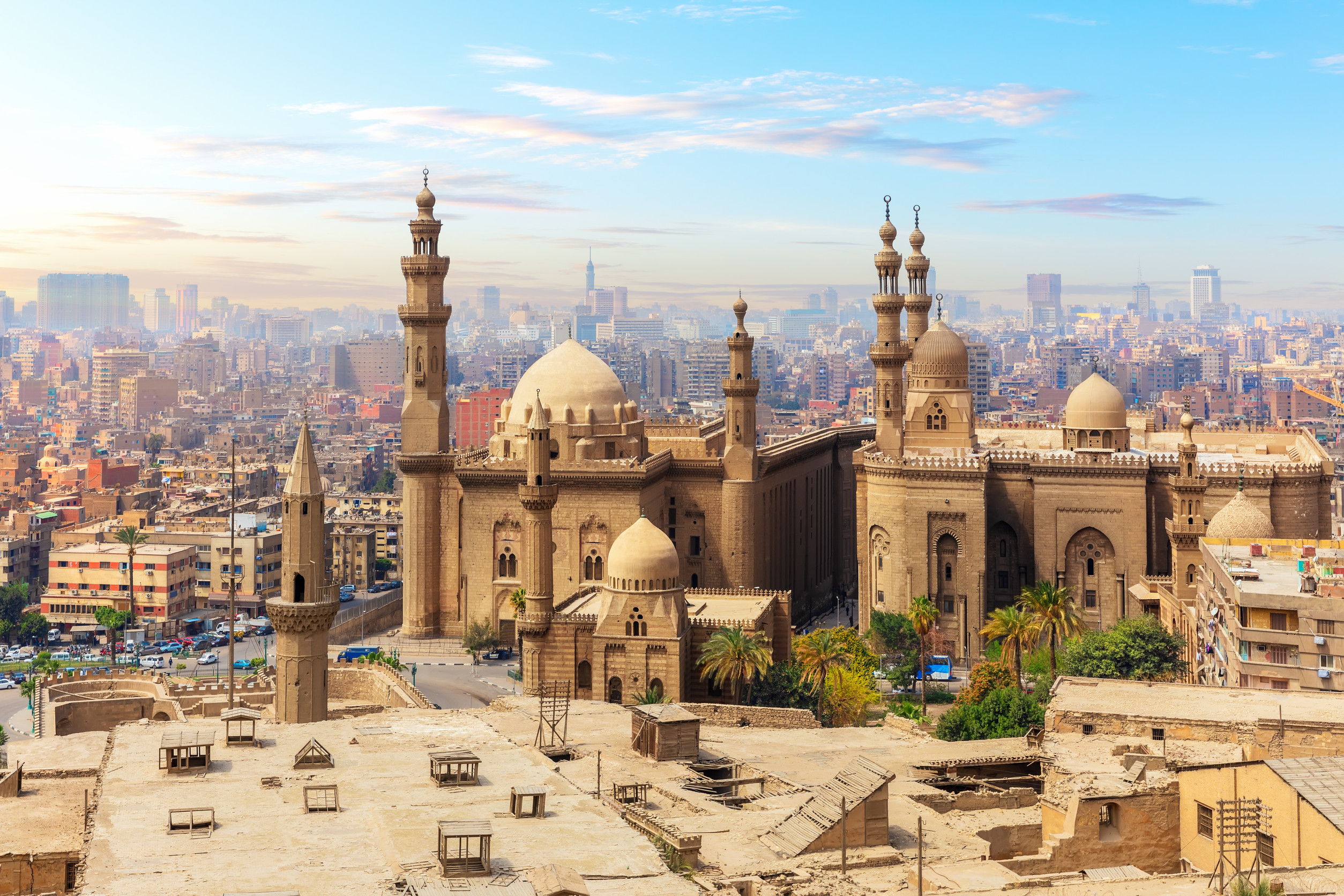 aerial view of cairo