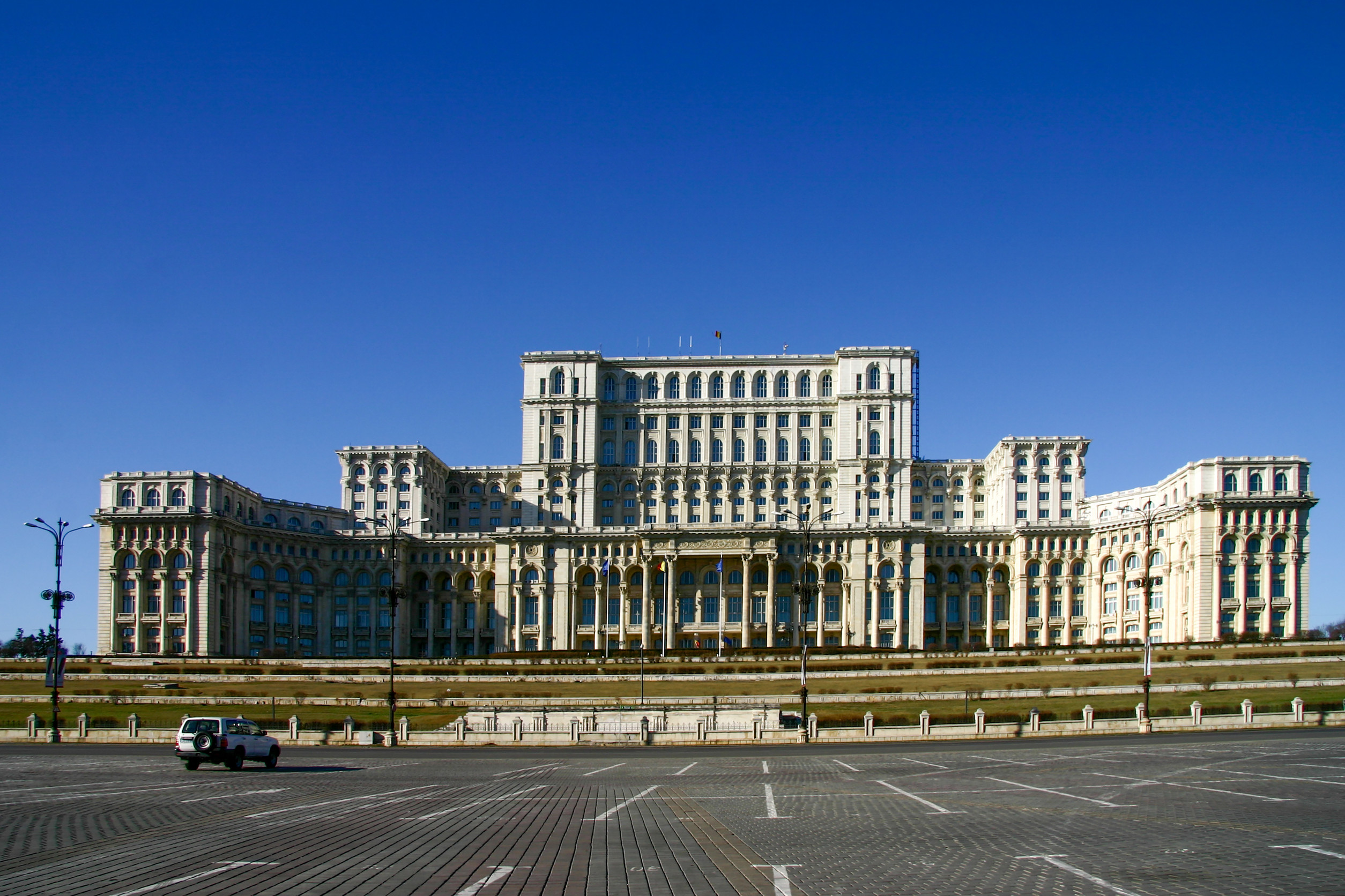 monument carol i about building of central university library bucharest romania