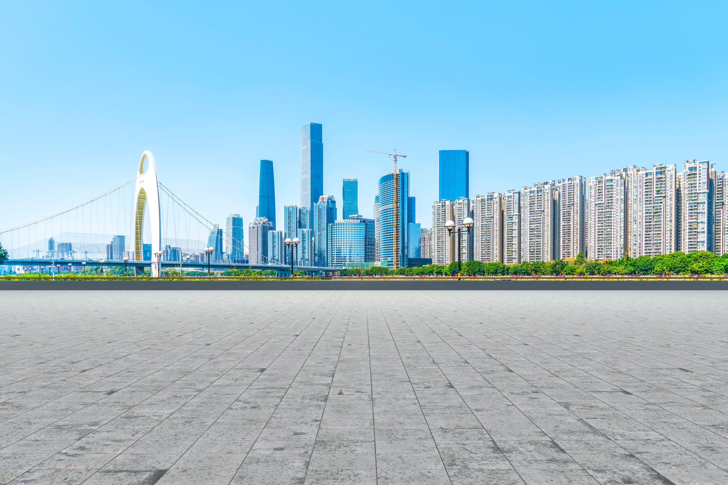 guangzhou huacheng square cbd skyline