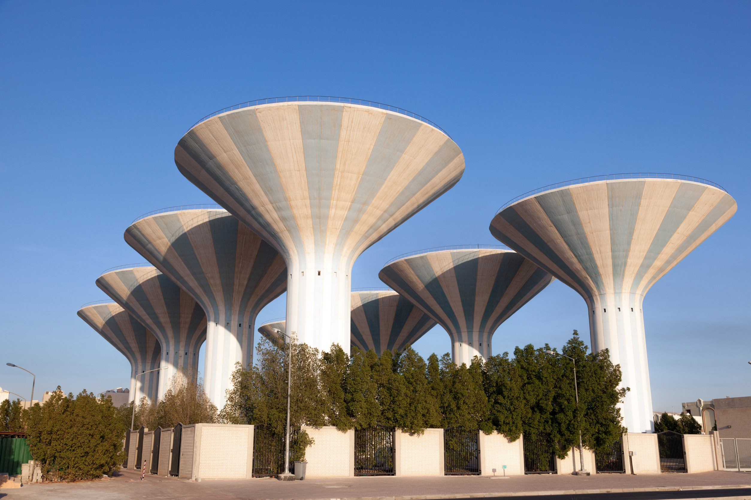 the iconic kuwait towers majestic landmarks along the gulf road