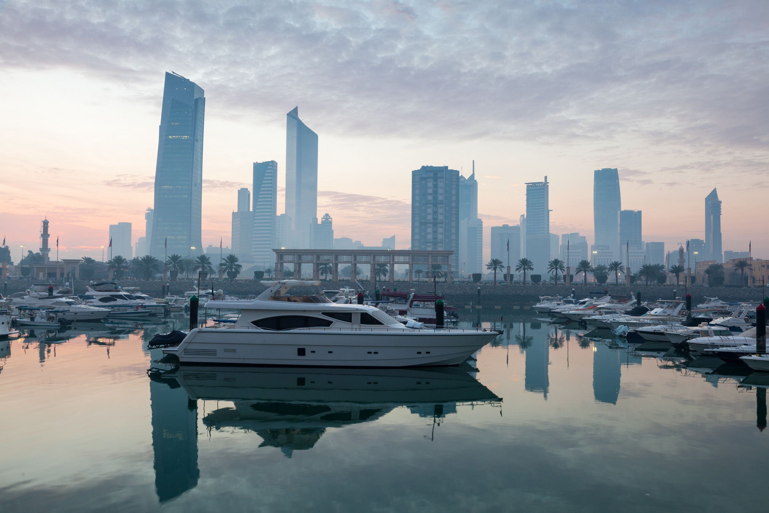 Yachts And Boats At The Sharq Marina